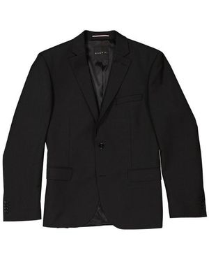 Bugatti Herren Sakko Schurwoll-Stretch - Schwarz