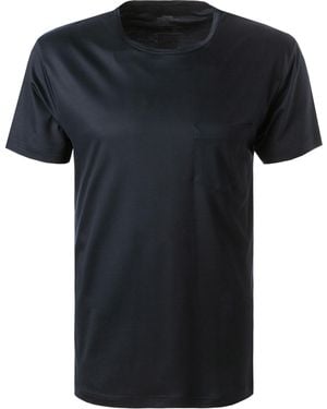 CALIDA Herren T-Shirt Unifarben - Schwarz