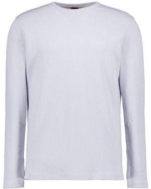 BOSS Herren Longsleeve - Weiß