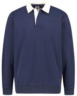 North Sails Herren Sweatshirt Gestreift - Blau
