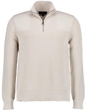 Belstaff Herren Troyer Unifarben - Weiß