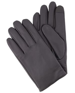 BOSS Herren Handschuhe Lammleder - Grau