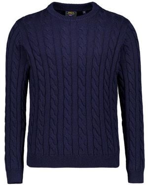 Nza Herren Pullover Unifarben - Blau