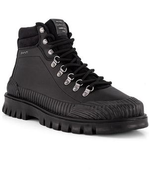 GANT Herren Schnürboots Glattleder - Schwarz