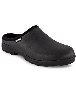 Aigle Herren Clog Gummi - Schwarz