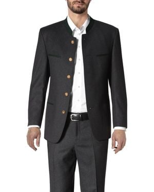 Lodenfrey Herren Sakkos/Blazer Comfort Fit - Schwarz