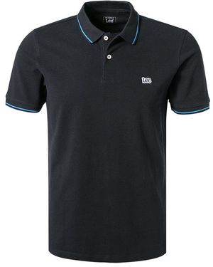 Lee Jeans Herren Polo-Shirt - Schwarz