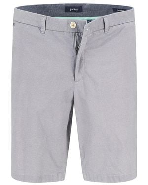 Gardeur Herren Shorts Meliert - Grau