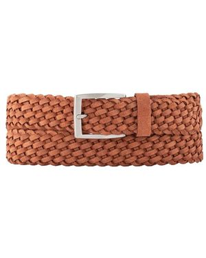 BOGGI Herren Gürtel Veloursleder - Braun