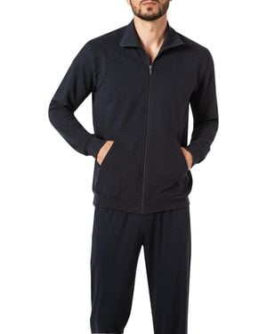 CALIDA Herren Sweatjacke - Schwarz