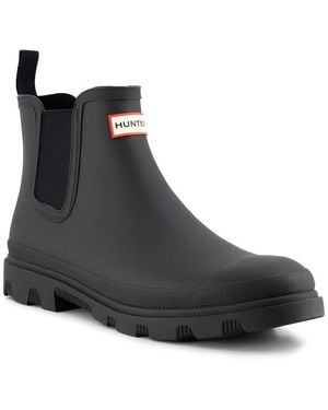 HUNTER Herren Chelsea Boots - Schwarz