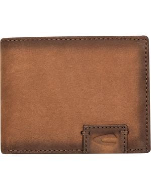 Camel Active Herren Geldbörse Braun, Cognac Leder