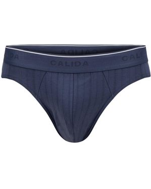 CALIDA Herren Minislip Baumwolle & Mix Unifarben - Blau