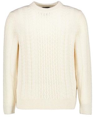 Maerz Herren Pullover Unifarben - Natur