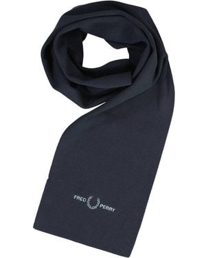 Fred Perry Herren Schal Baumwolle - Blau
