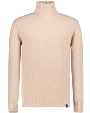 North Sails Herren Rollkragen-Pullover Unifarben - Natur