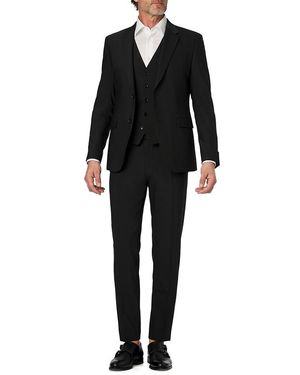 Strellson Herren Anzug Slim Fit - Schwarz