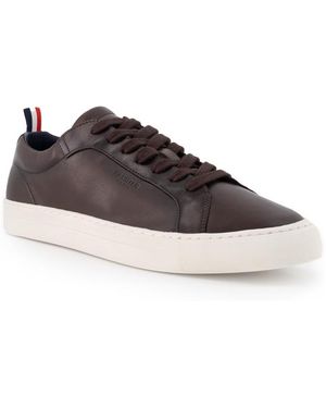 Hechter Paris Herren Sneaker Glattleder - Braun