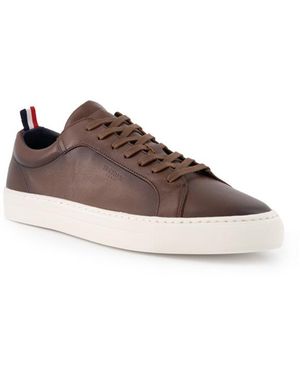 Hechter Paris Herren Sneaker Glattleder - Braun