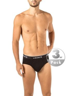 Lacoste Herren Slips Baumwoll-Stretch - Blau