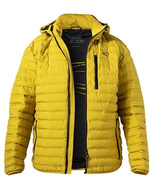 Camel Active Herren Blouson Unifarben - Gelb