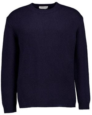 Juvia Herren Strickpullover Unifarben - Blau