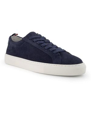 Hechter Paris Herren Sneaker Veloursleder - Blau