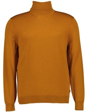 Olymp Herren Rollkragenpullover Braun, Unifarben