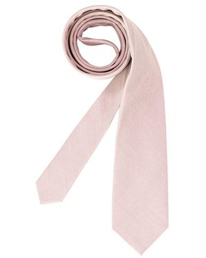 Baldessarini Herren Krawatte Unifarben - Pink