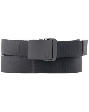 Fred Perry Herren Gürtel Textil - Schwarz