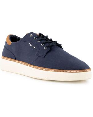 GANT Herren Schnürschuhe Textil & Canvas - Blau