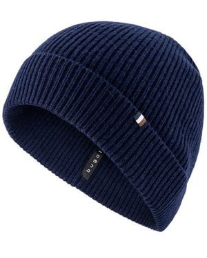 Bugatti Herren Mütze Woll-Stoff - Blau