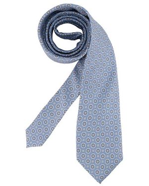 Ascot Herren Krawatte Seide Gemustert - Blau