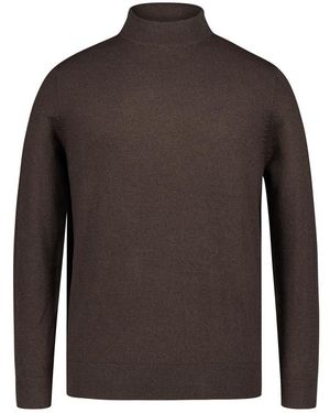 Bugatti Herren Pullover Unifarben - Grau
