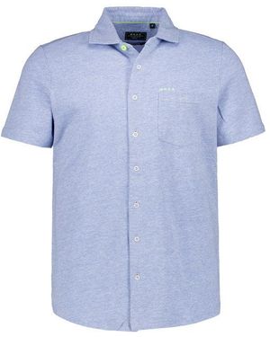 Nza Herren Hemden Meliert - Blau