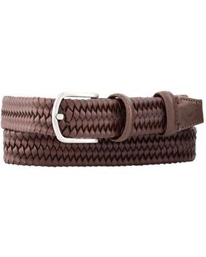 La Boucle Herren Gürtel Glattleder - Braun