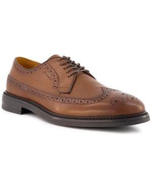 GANT Herren Budapester Braun, Cognac Glattleder