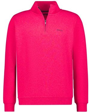 Nza Herren Pullover Baumwolle Unifarben - Pink