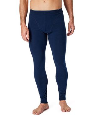 Schiesser Herren Lange Unterhose Baumwolle & Mix - Blau