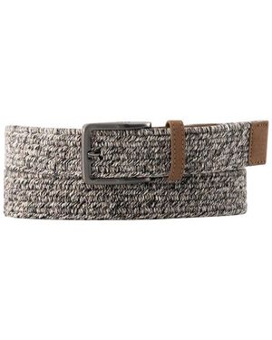 Brax Herren Gürtel Textil Meliert - Grau