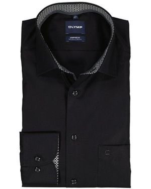 Olymp Herren Hemd - Schwarz