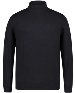 Bugatti Herren Pullover Unifarben - Blau
