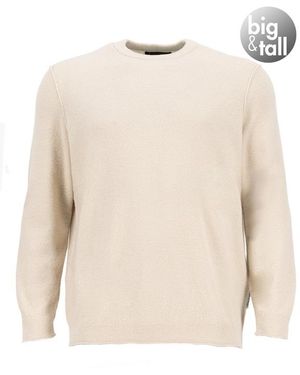 Marc O' Polo Herren Pullover Unifarben - Natur