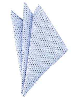 Olymp Herren Einstecktuch Gemustert,Unifarben - Blau