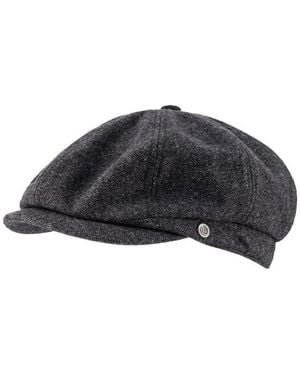 Bugatti Herren Mützen/Caps/Hüte Baumwolle & Mix Meliert - Schwarz