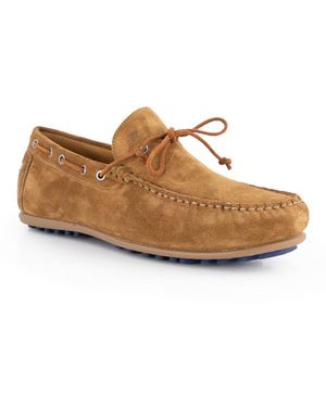 Floris Van Bommel Herren Bootsschuhe Nubuk-/Veloursleder - Braun
