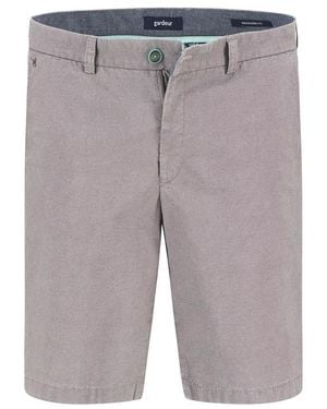 Gardeur Herren Shorts Meliert - Grau