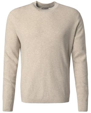 Hackett Herren Pullover Unifarben - Natur