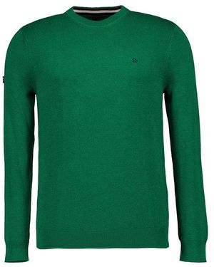 Superdry Herren Pullover Baumwolle Unifarben - Grün