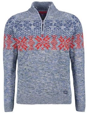 Nza Herren Troyer Norweger - Blau
